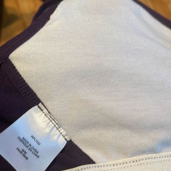 Moving Comfort grape zipper front racerback sports bra. Medium. - Picture 6 of 6